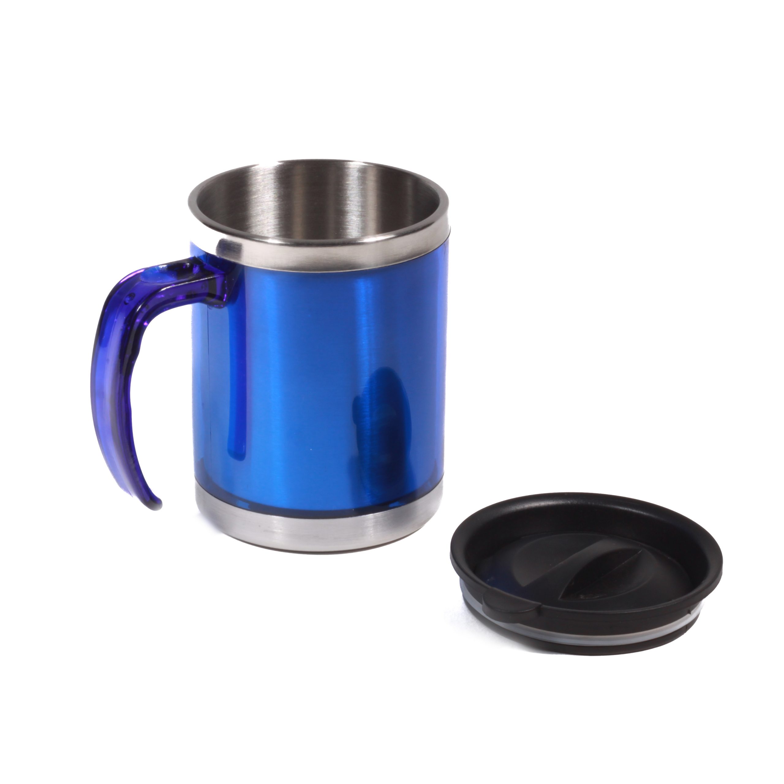 Vaso Termico Mug 510ml Con Tapa - Azul — Una Ganga